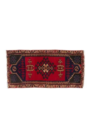 No. 1536 Mini Turkish Vintage Rug - 1'7.5'' x 3'3.5''