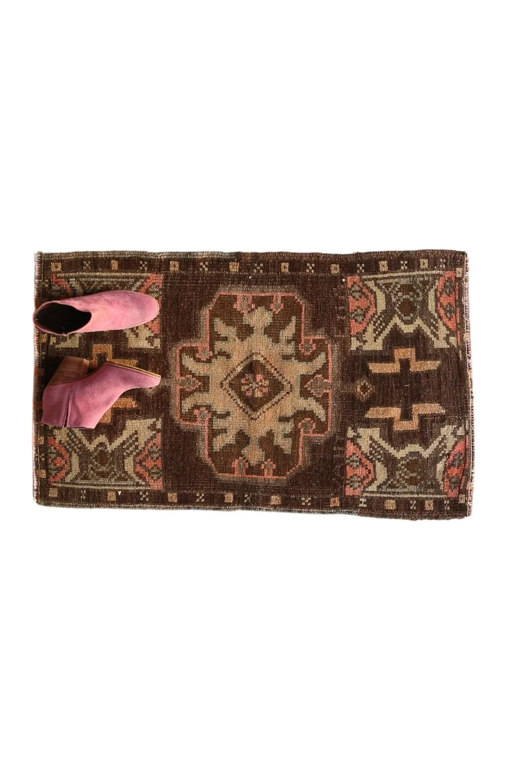 No. 1601 Mini Turkish Vintage Rug - 1'10" x 3'1"