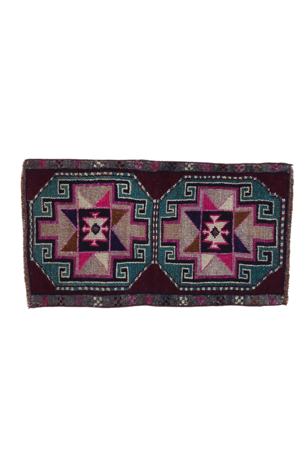 No. 1706 Mini Turkish Vintage Rug- 1'7.5" x 2'10.5"