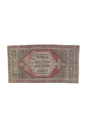 No. 1724 Mini Turkish Vintage Rug- 1'7.5" x 3'0.5"