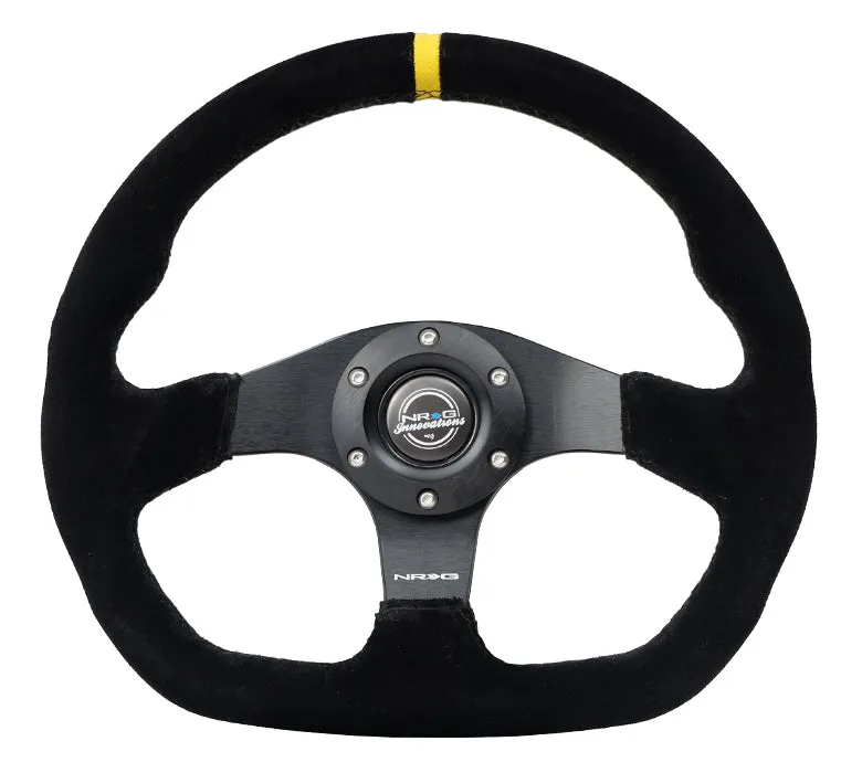 NRG RST-024MB-S-Y 320mm Suede Reinforced Steering Wheel