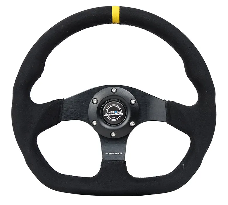NRG RST-024MB-SA-Y 320mm Alcantara Reinforced Steering Wheel