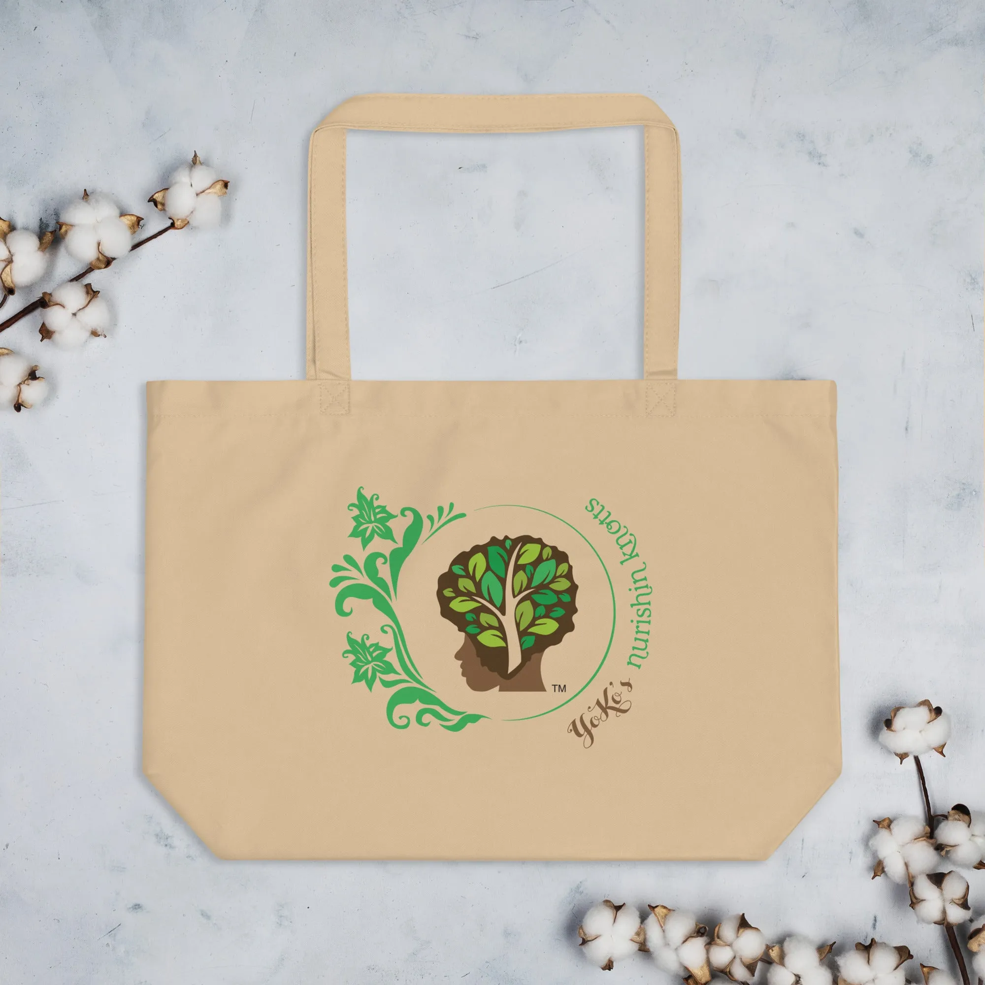 Nurishin' Knotts - Large Organic Tote Bag