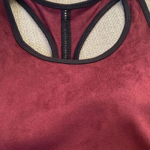 NWT Splendid Yoga Suede Racerback Sports Bra Size