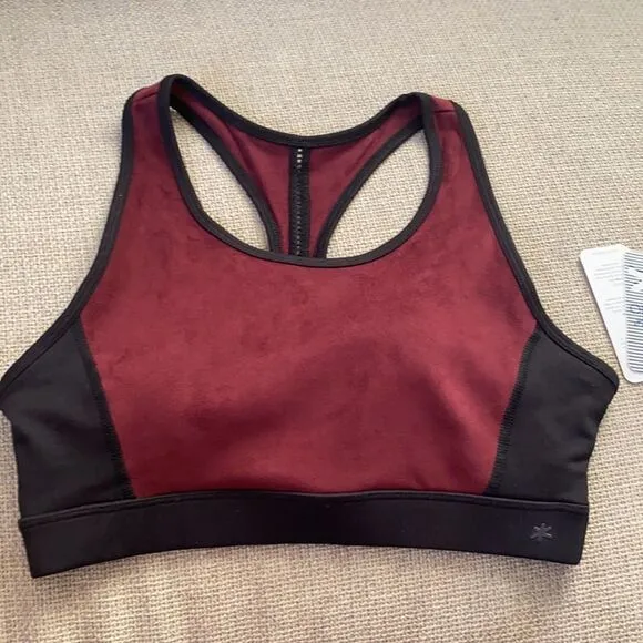 NWT Splendid Yoga Suede Racerback Sports Bra Size