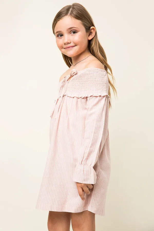 Off The Shoulder High Low Hemline Tunic