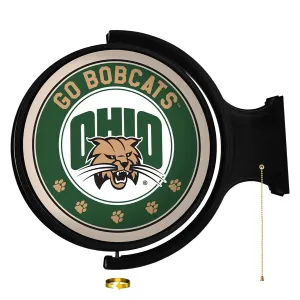 Ohio University Bobcats: Original Round Rotating Lighted Wall Sign