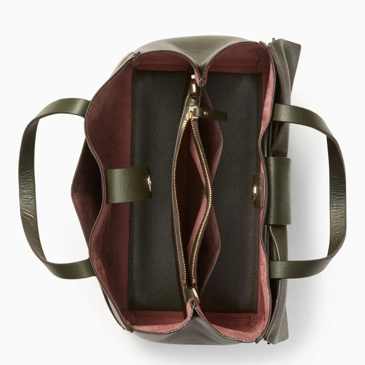 Olive Drive Brigette Bow Loden Green Satchel Bag