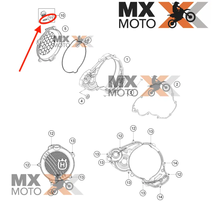 O´ring / Anel de Borracha Tampinha da Embreagem 19,00X3,00 NBR Original KTM 2T e 4T 2000 a 2025 - Husqvarna 2T e 4T 14 a 25 - Husaberg 2T e 4T - Gas Gas 2T e 4T 21 a 25 - 0770191015