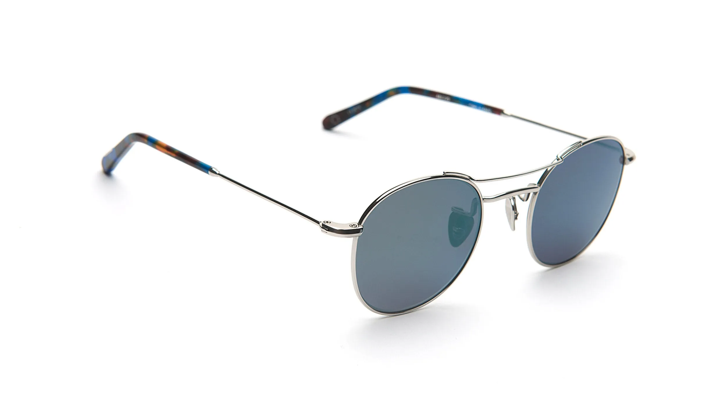 ORLEANS-Titanium / Blue Steel Mirror