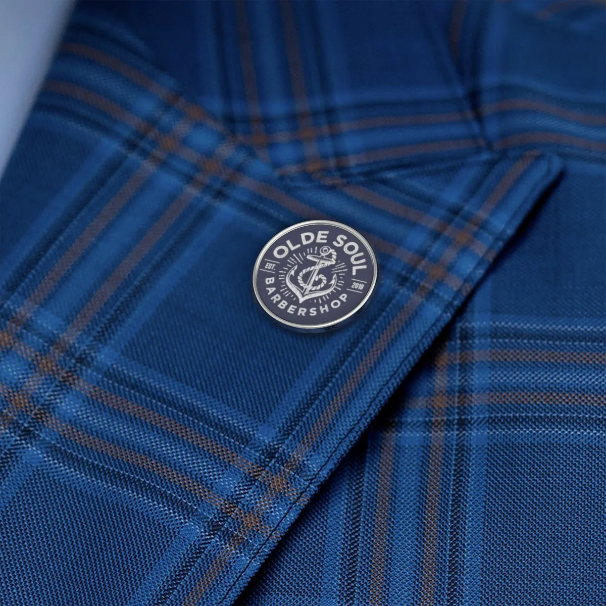 OSB Classic Navy Metal Pin