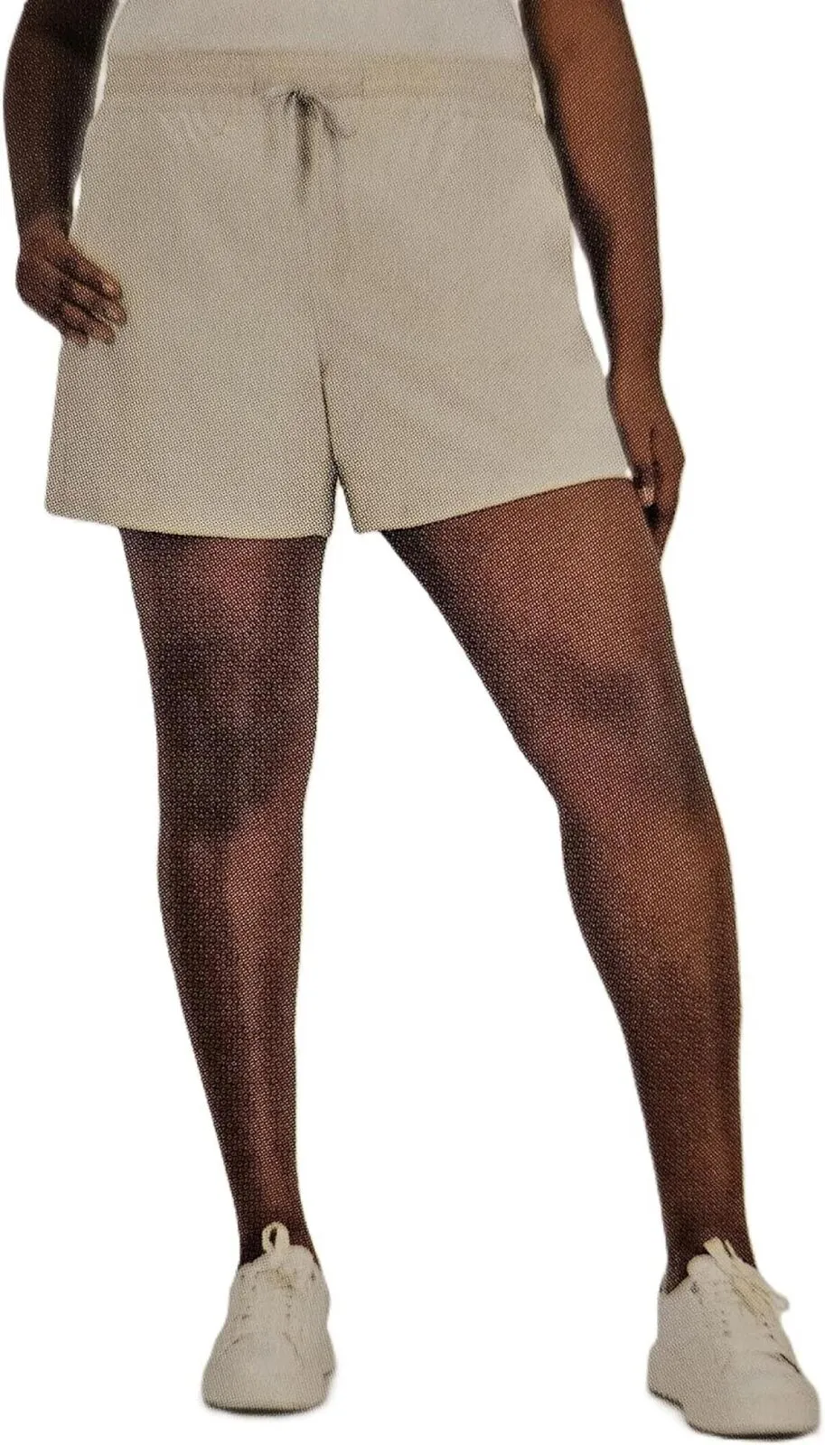Pacific Trail Ladies Womens Elastic Waist Band Side Pockets Casual Shorts