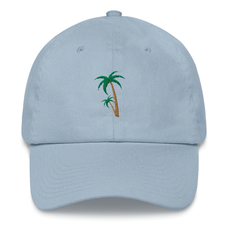 Palm Tree Twill Dad Hat