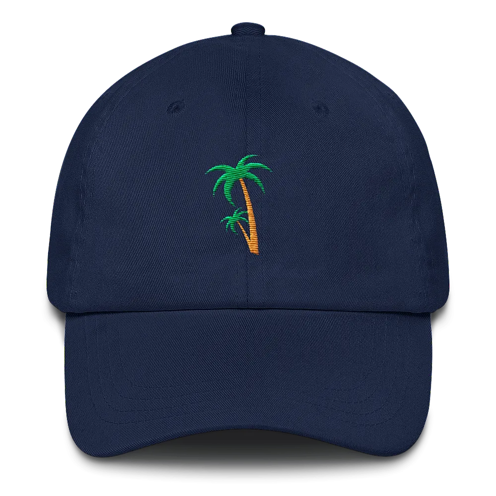 Palm Tree Twill Dad Hat