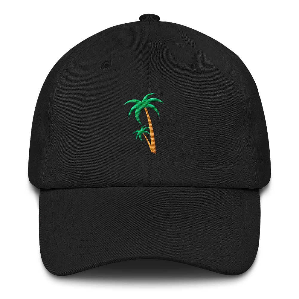 Palm Tree Twill Dad Hat