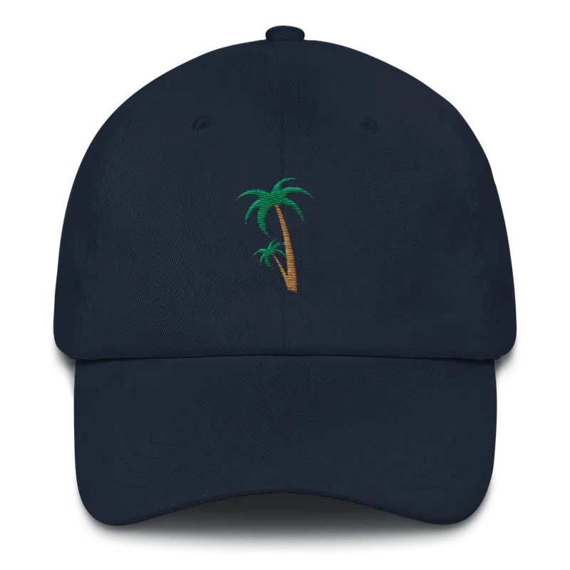 Palm Tree Twill Dad Hat