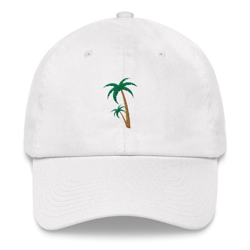 Palm Tree Twill Dad Hat