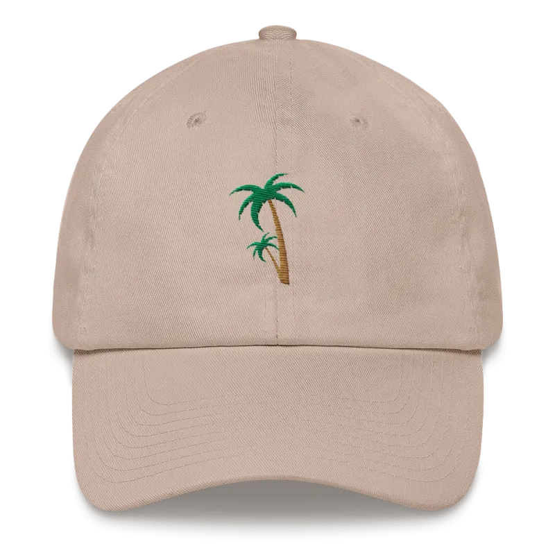Palm Tree Twill Dad Hat