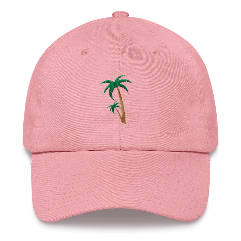 Palm Tree Twill Dad Hat