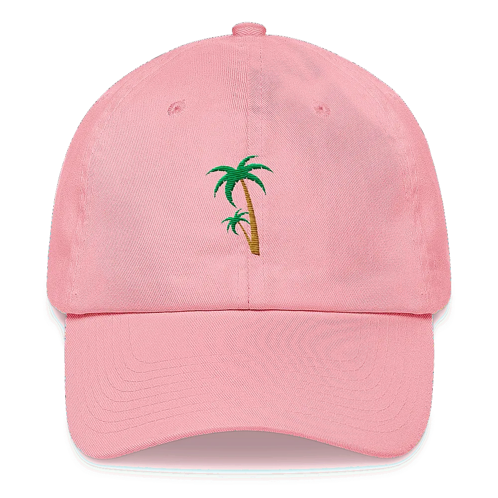 Palm Tree Twill Dad Hat