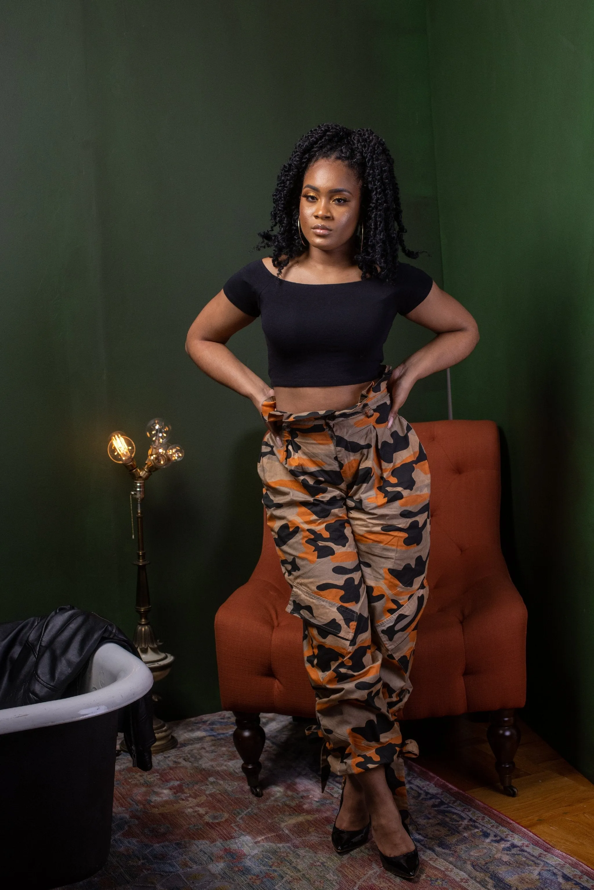 Paper Bag High Waist Pant