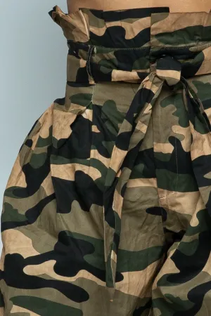 Paper Bag High Waist Pant