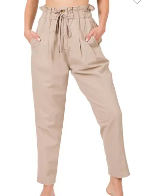 Paper Bag Pants: Ash Mocha