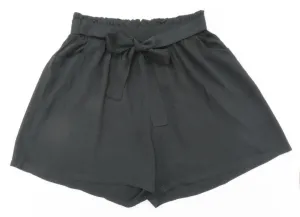 Paper Bag Waist Belted Shorts.