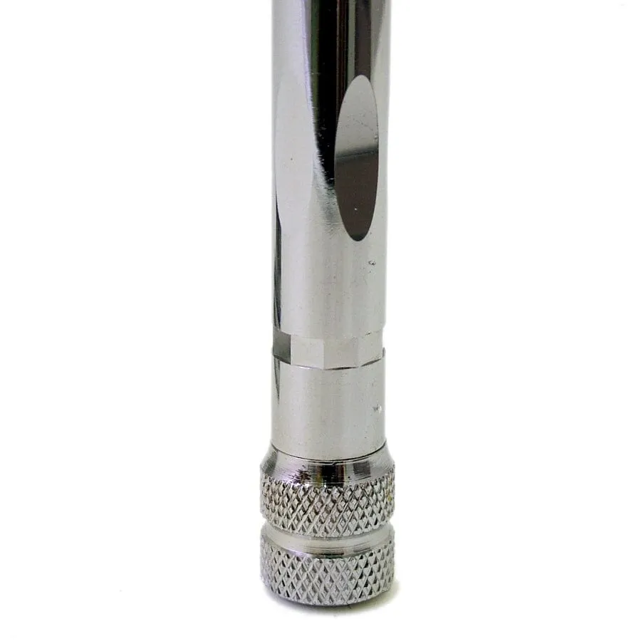 Parker Model 89R Three Piece Safety Razor with Nickel Plated Finish