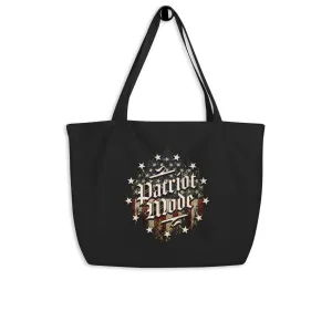 Patriot Mode V1 Large organic tote bag