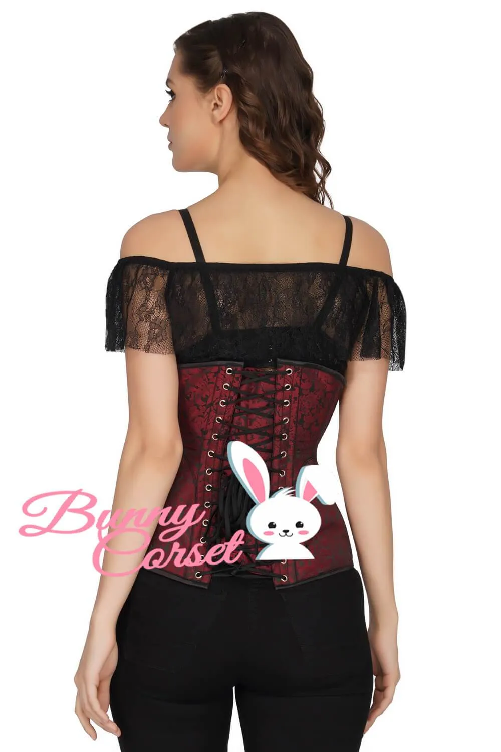 Pazice Maroon Waist Trainer Corset