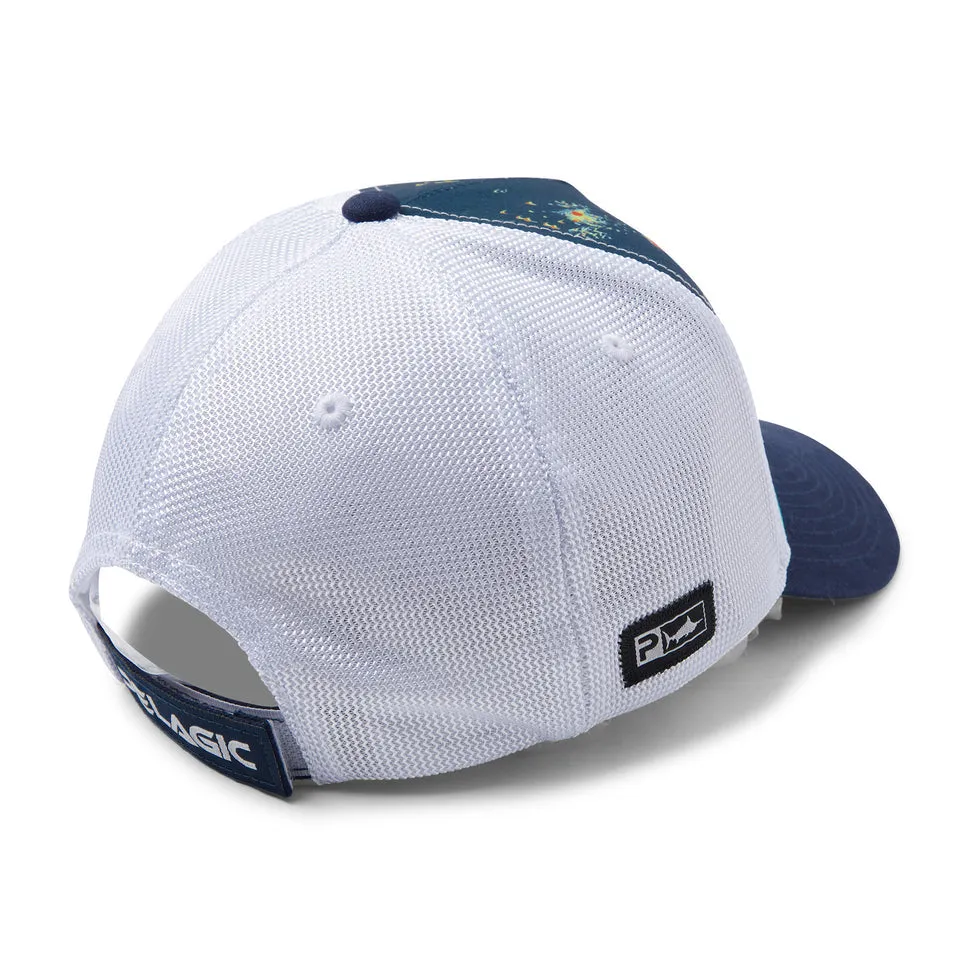 Pelagic Gear - Offshore Icon Sonar Low Profile Trucker - Navy