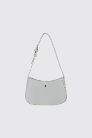 Peta   Jain Mood Shoulder Bag - White Pebble/Gold