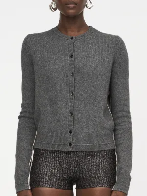 Petite Cardigan in Charcoal