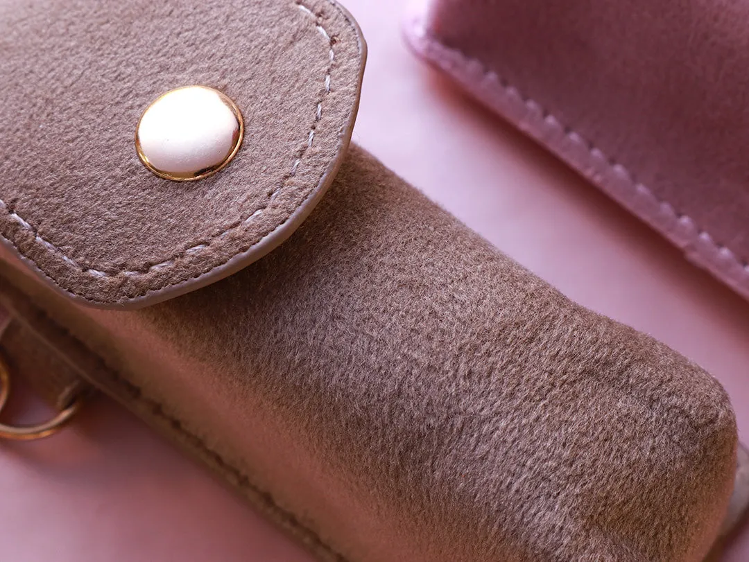 Petite Charm Case - Mocha Beige