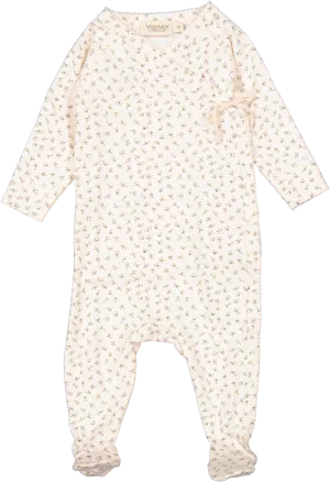 Petite fleurs footie   beanie by Marmar