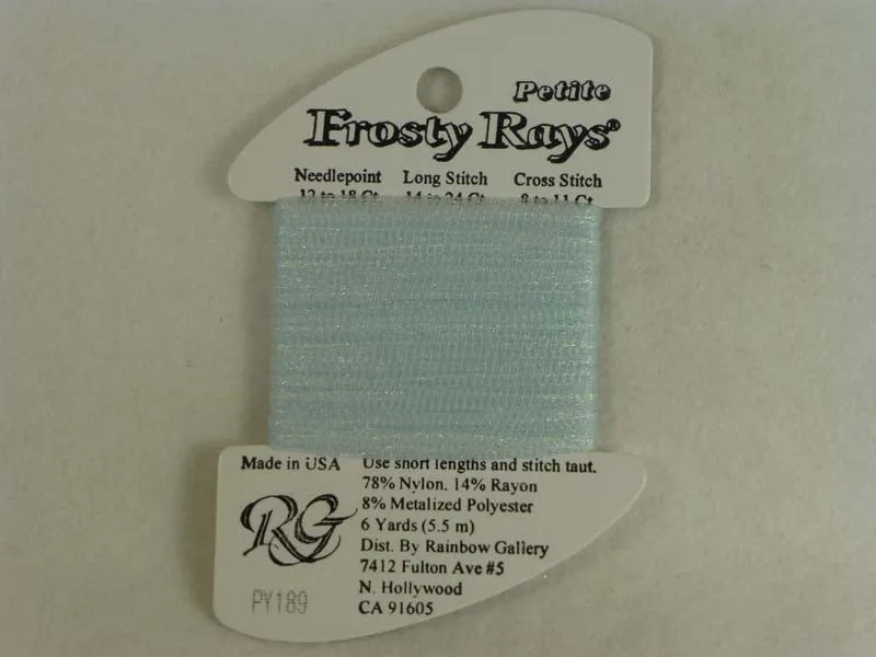 Petite Frosty Rays PY189 Blue Blush Pearl