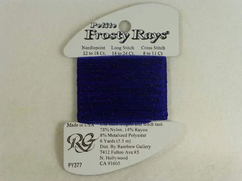 Petite Frosty Rays PY377 Dark Royal Blue Gloss