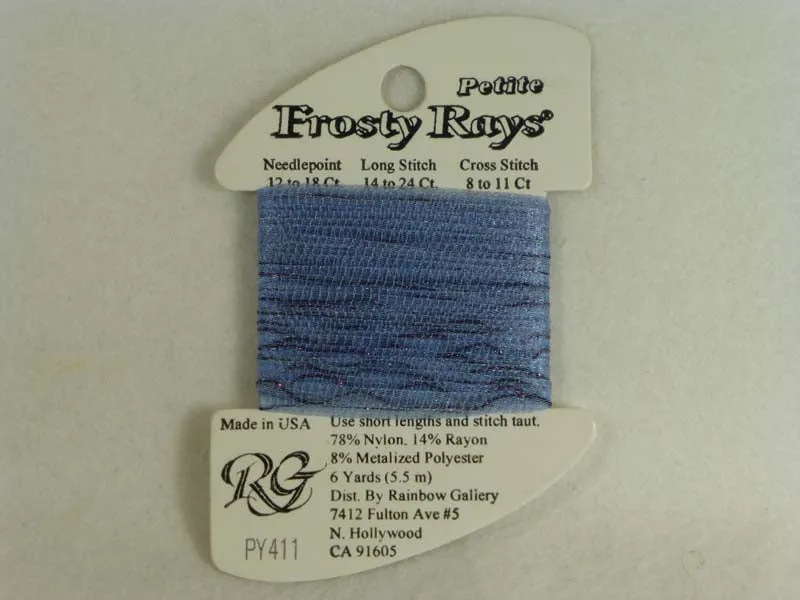 Petite Frosty Rays PY411 Dark Periwinkle
