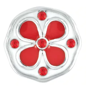 Petite Ginger Snaps Brady Flower -Off White/Red