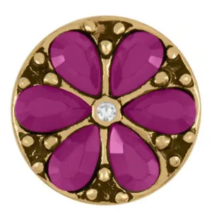 Petite Ginger Snaps Sanibel Gold-Purple Snap
