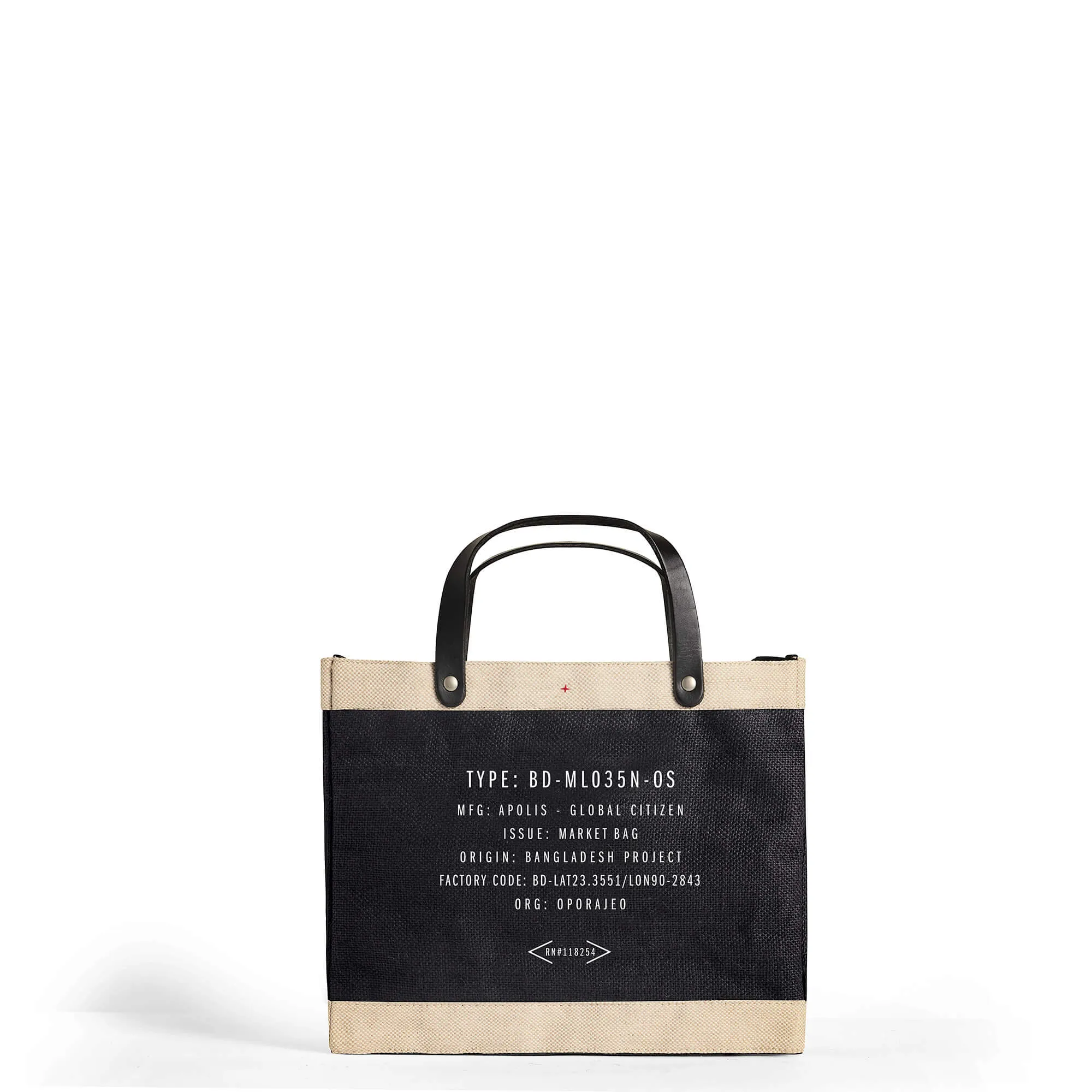 Petite Market Bag in Black (035BK)