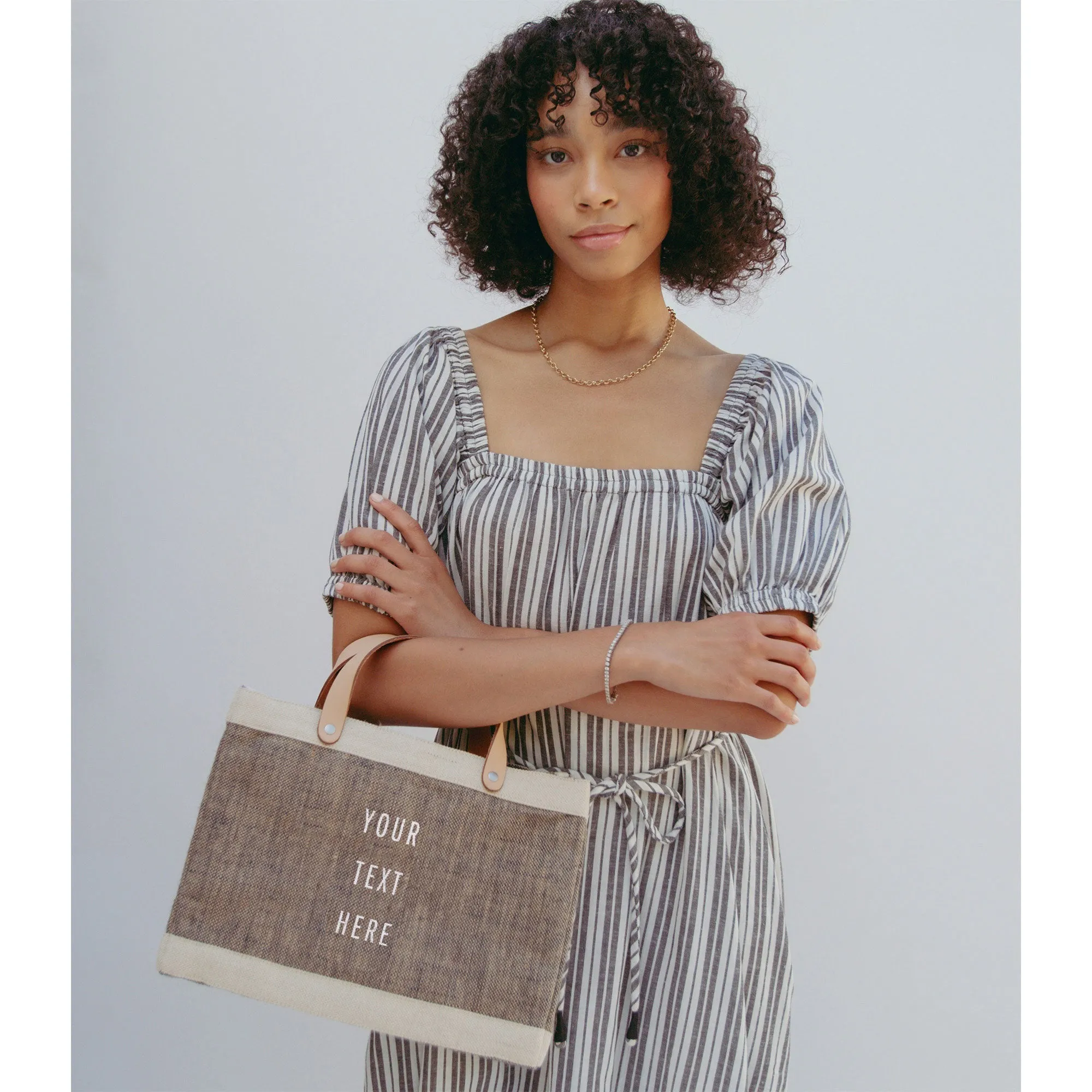 Petite Market Bag in Chambray (035CHM)