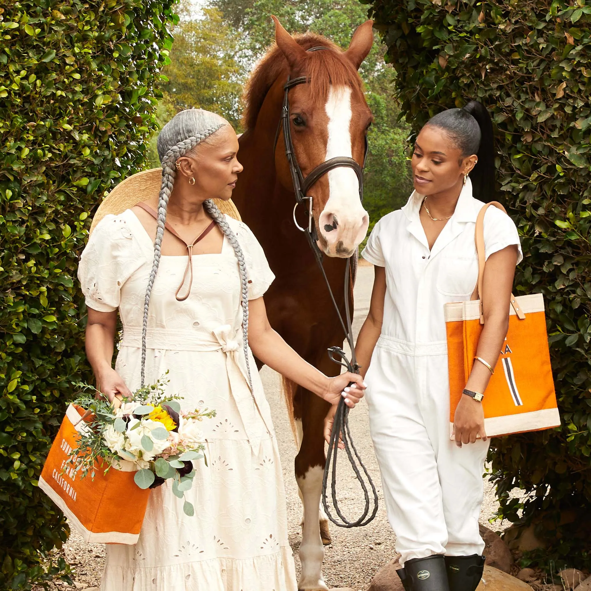 Petite Market Bag in Citrus (035OR) | Estimated Delivery: April 2025