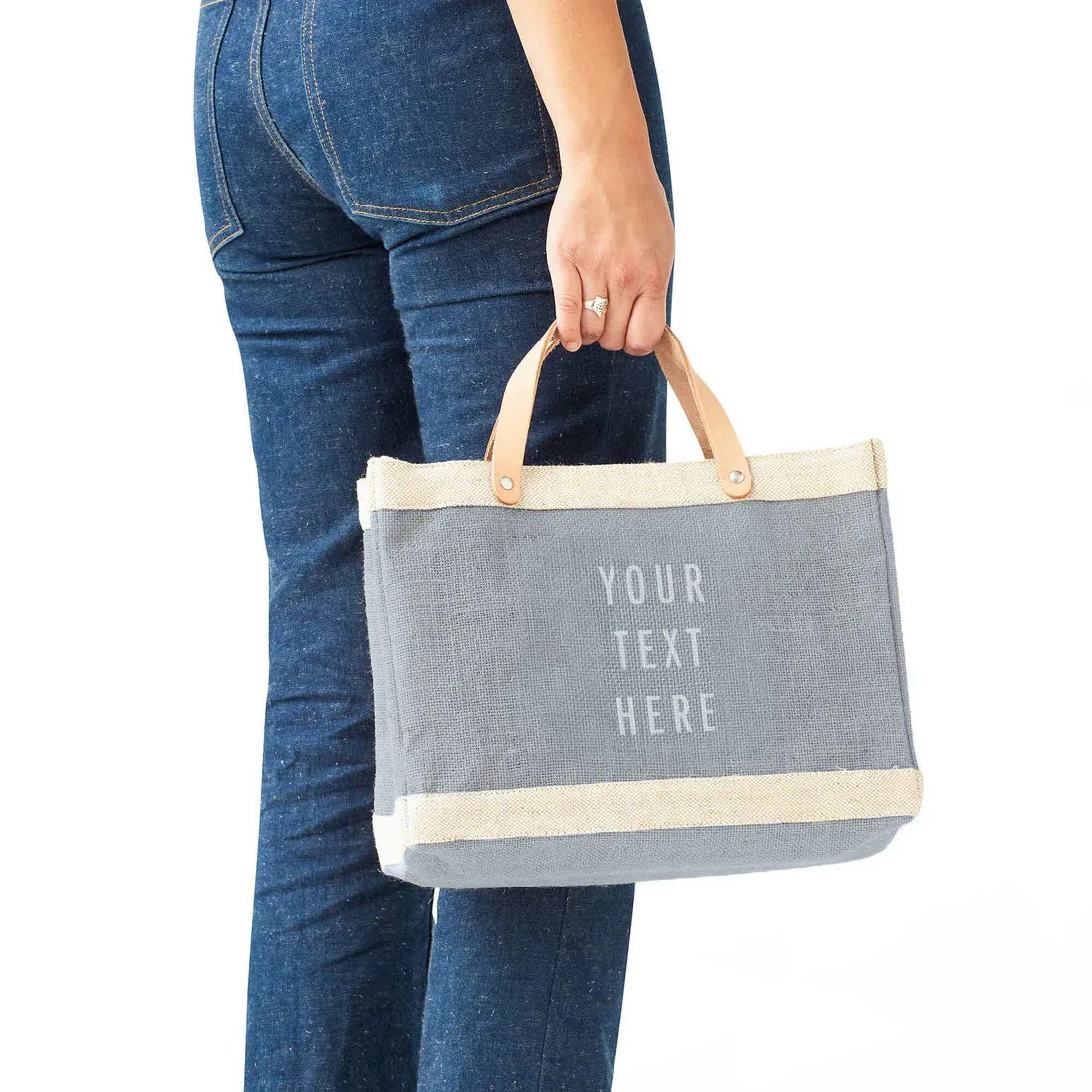 Petite Market Bag in Cool Gray (035CL)