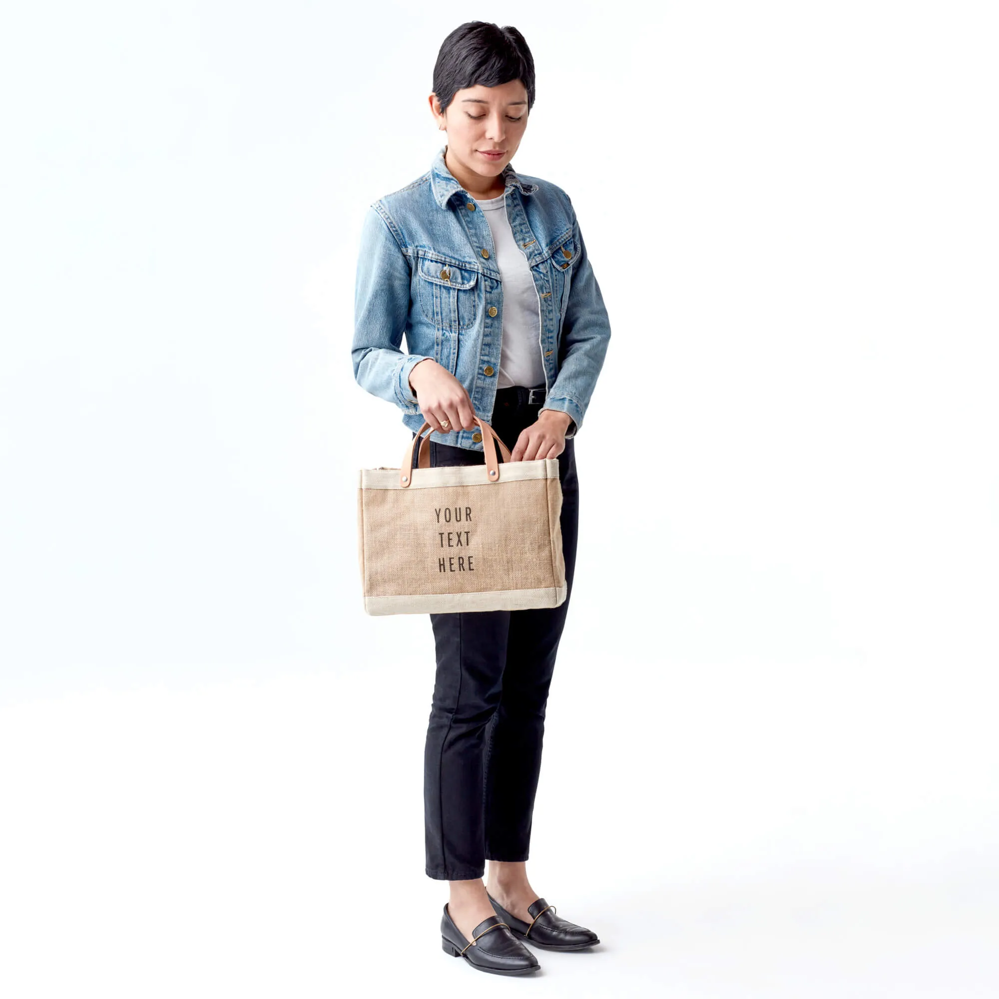 Petite Market Bag in Natural (035NA)