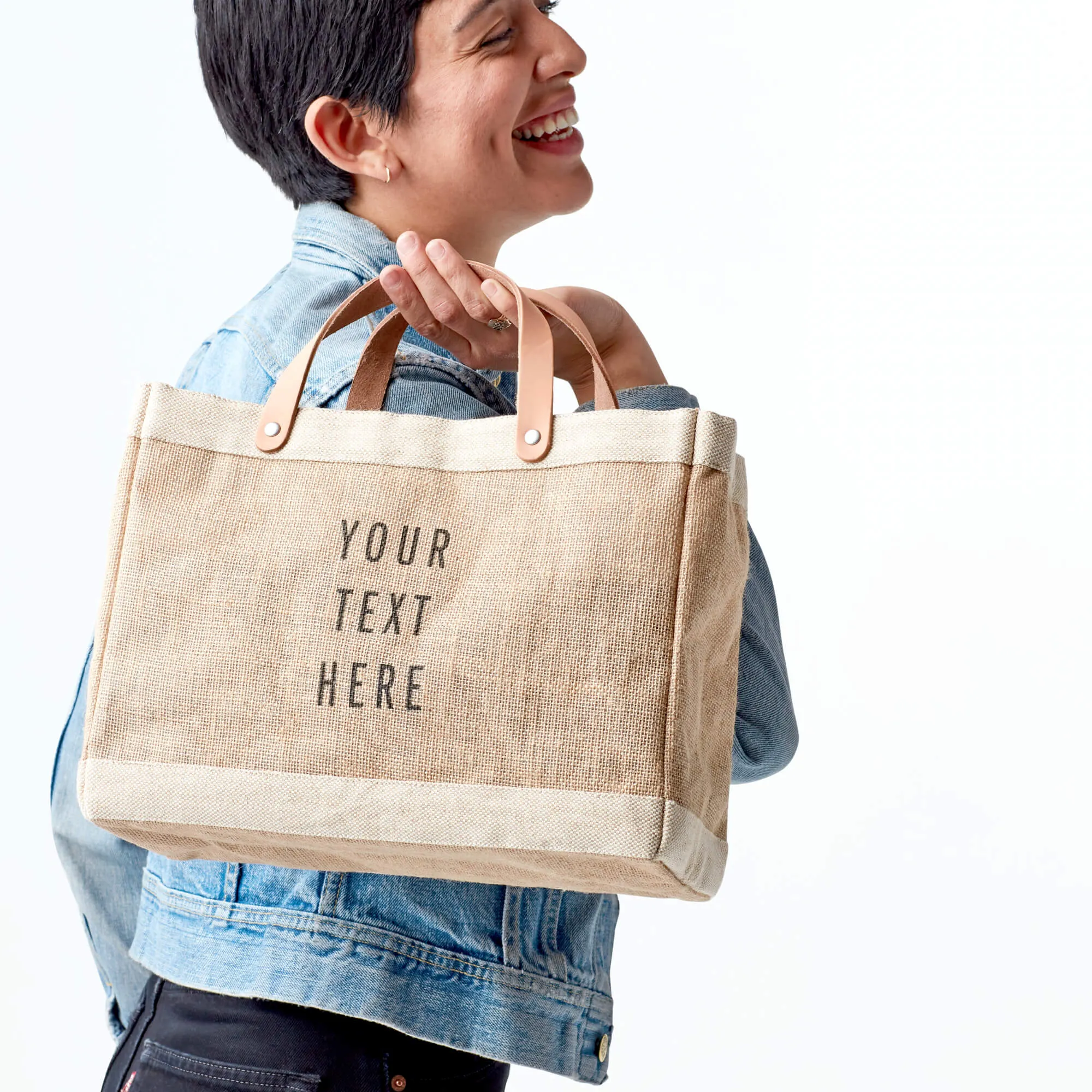 Petite Market Bag in Natural (035NA)