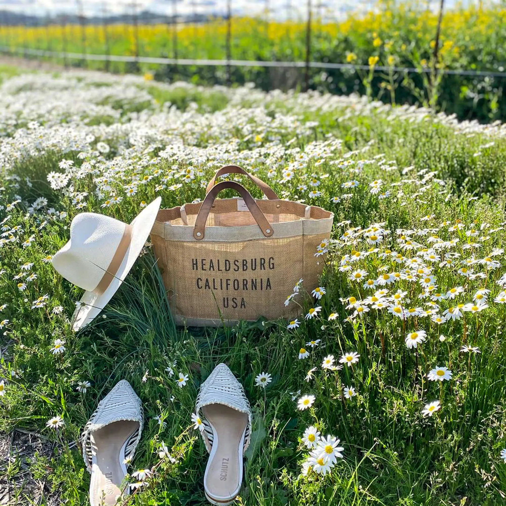 Petite Market Bag in Natural (035NA)