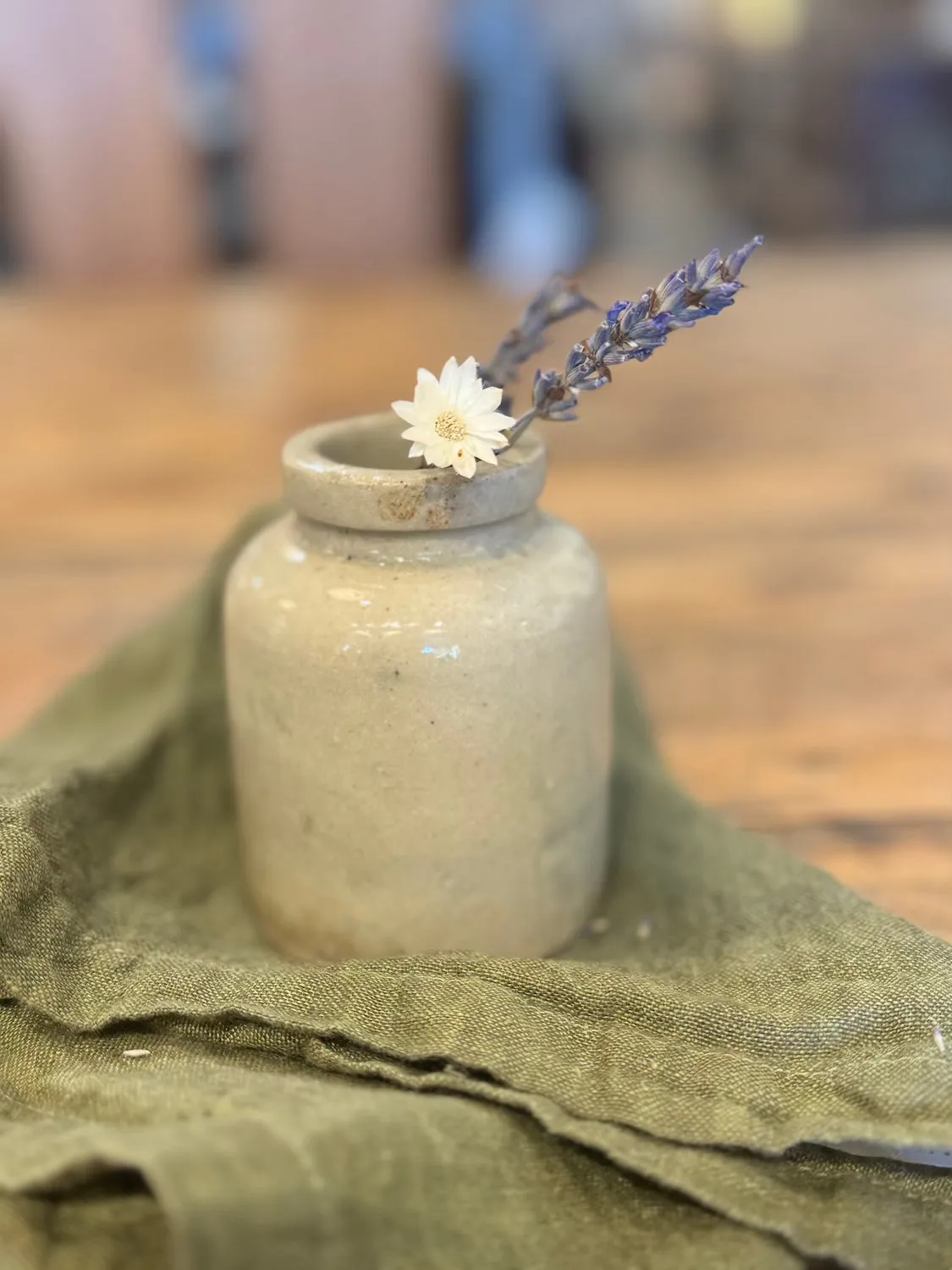 Petite Vintage French Crock