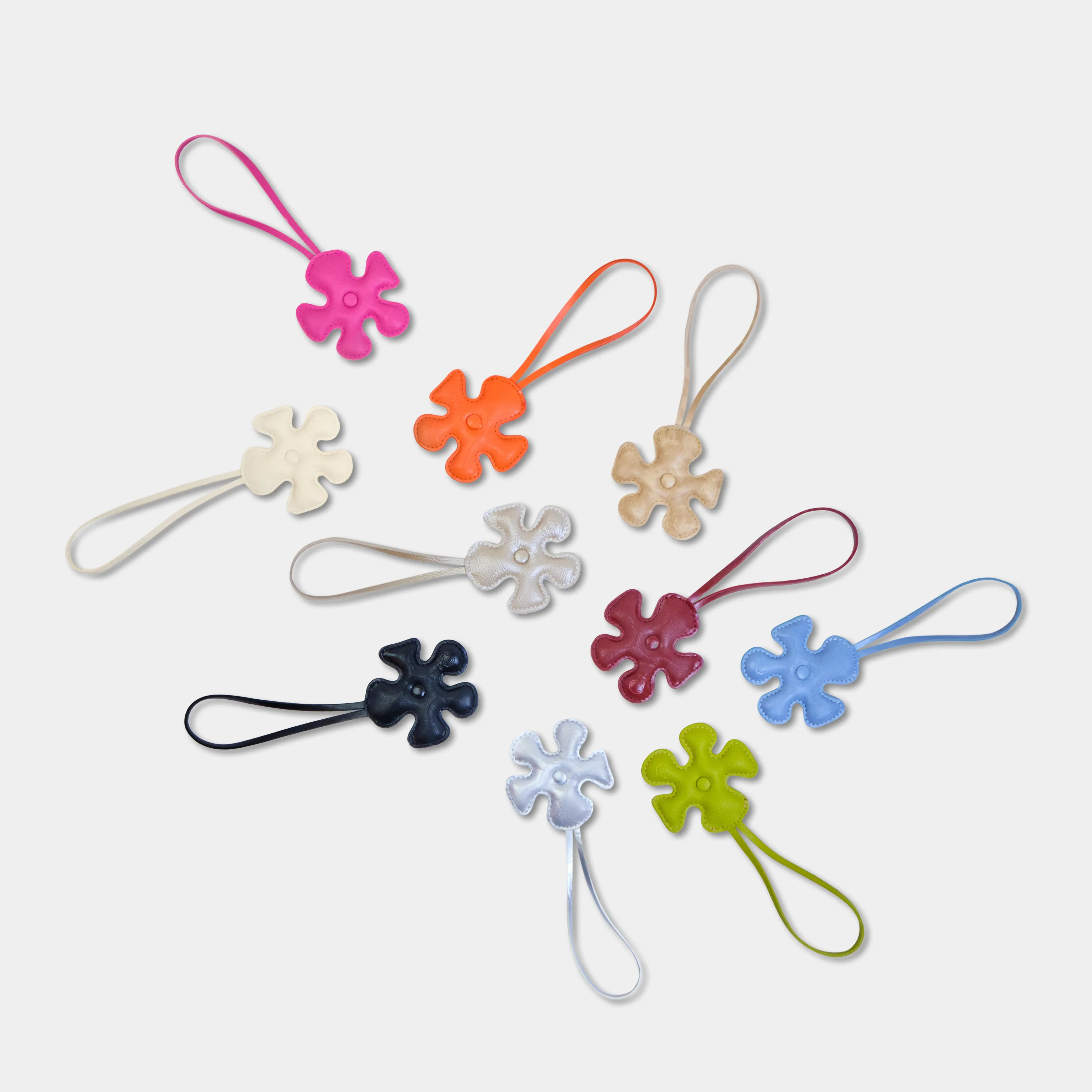 Phụ kiện hoa cánh quạt mini màu Cam Neon
